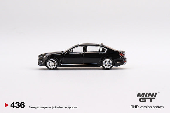 [Second Hand] BMW 750 Li xDrive (LHD) (Black Sapphire) - MINI GT - 1:64