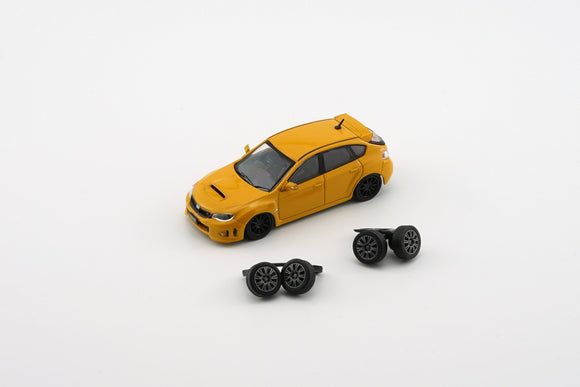 Subaru Impreza WRX STi 2009 (LHD) Yellow - BM Creations - 1:64