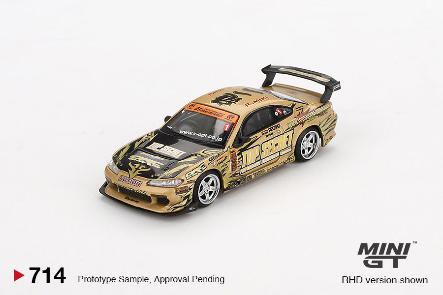 Nissan Silvia (S15) Top Secret D1 Grand Prix - MINI GT - 1:64