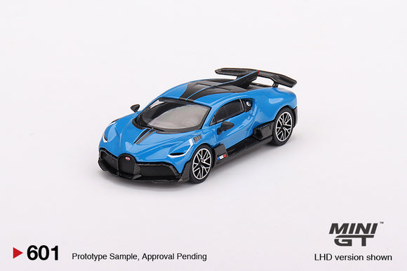 Bugatti Divo (LHD) (Blu Bugatti) - MINI GT - 1:64