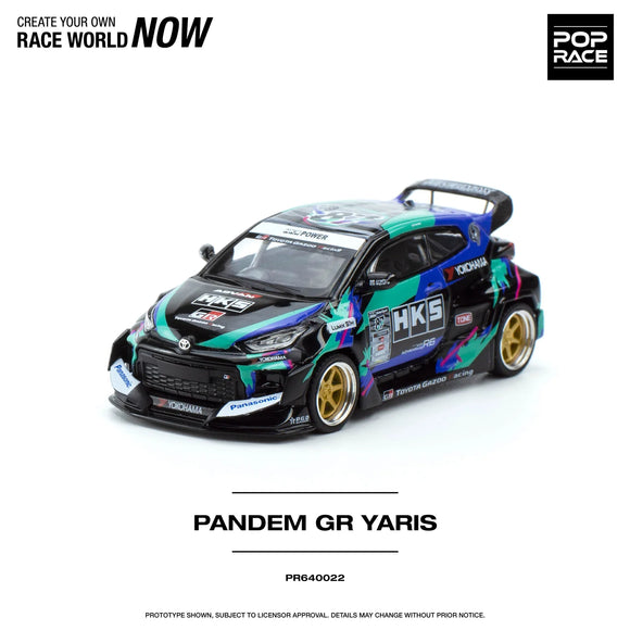 Toyota GR Yaris Pandem HKS - Pop Race - 1:64