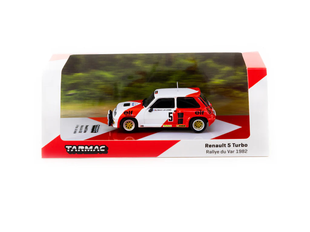 Miniature Renault 5 Turbo – Alain Prost – Rallye Du Var 1982 – 1:43 Universal Hobbies