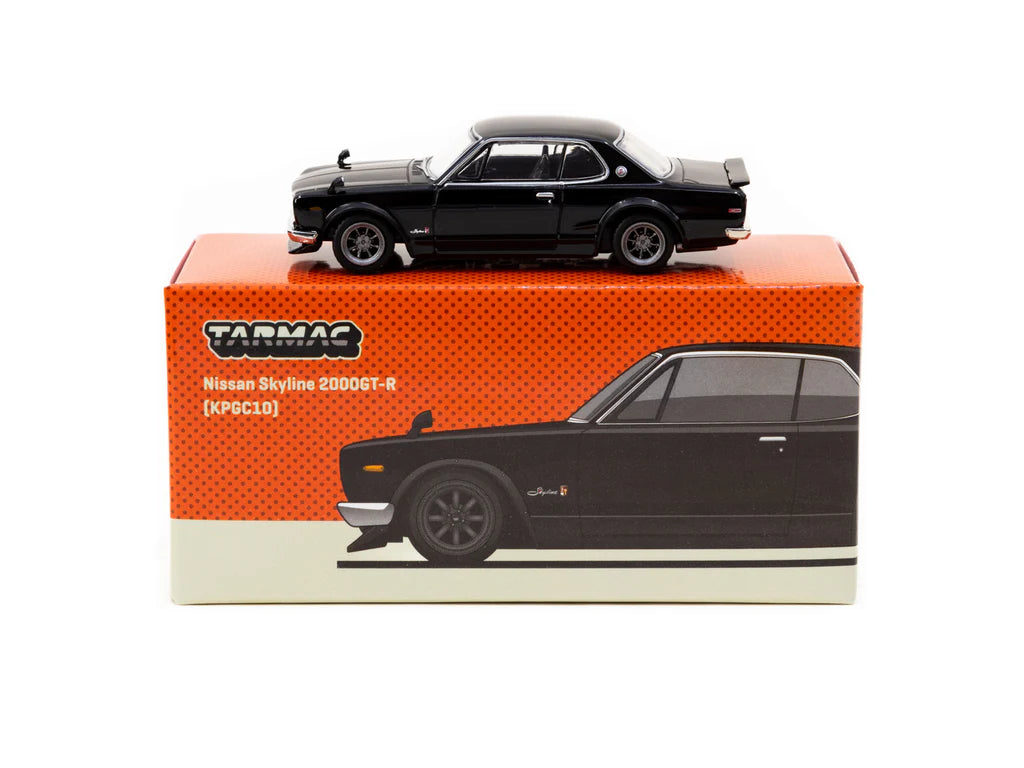 Nissan Skyline 2000 GT R KPGC10 Black Tarmac Works 1 64 Modelcars Passion