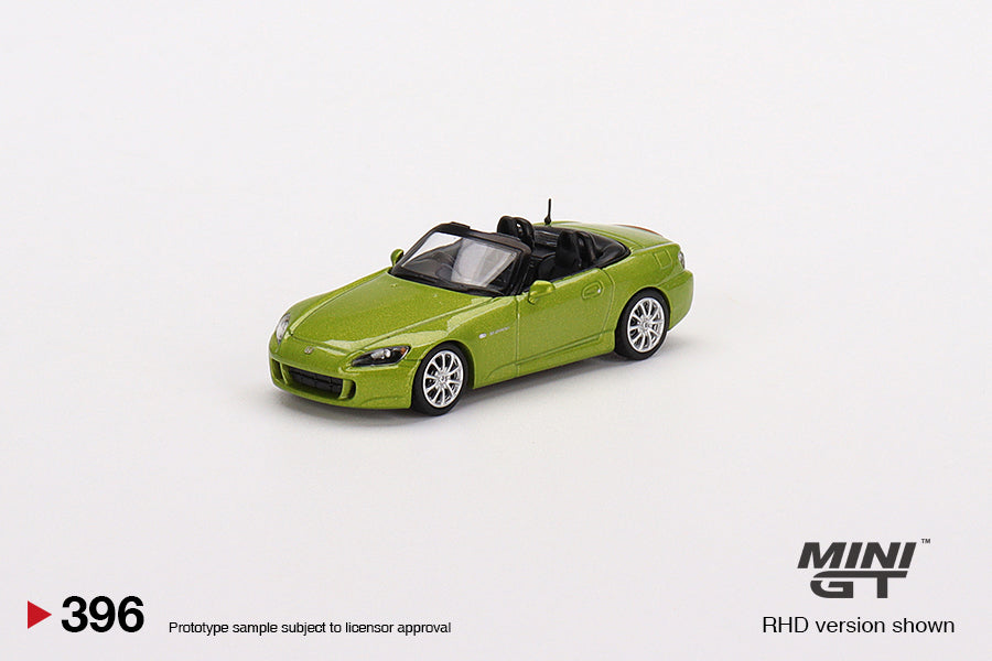 Honda S2000 AP2 Lime Green Metallic RHD MINI GT 1 64 Modelcars Passion