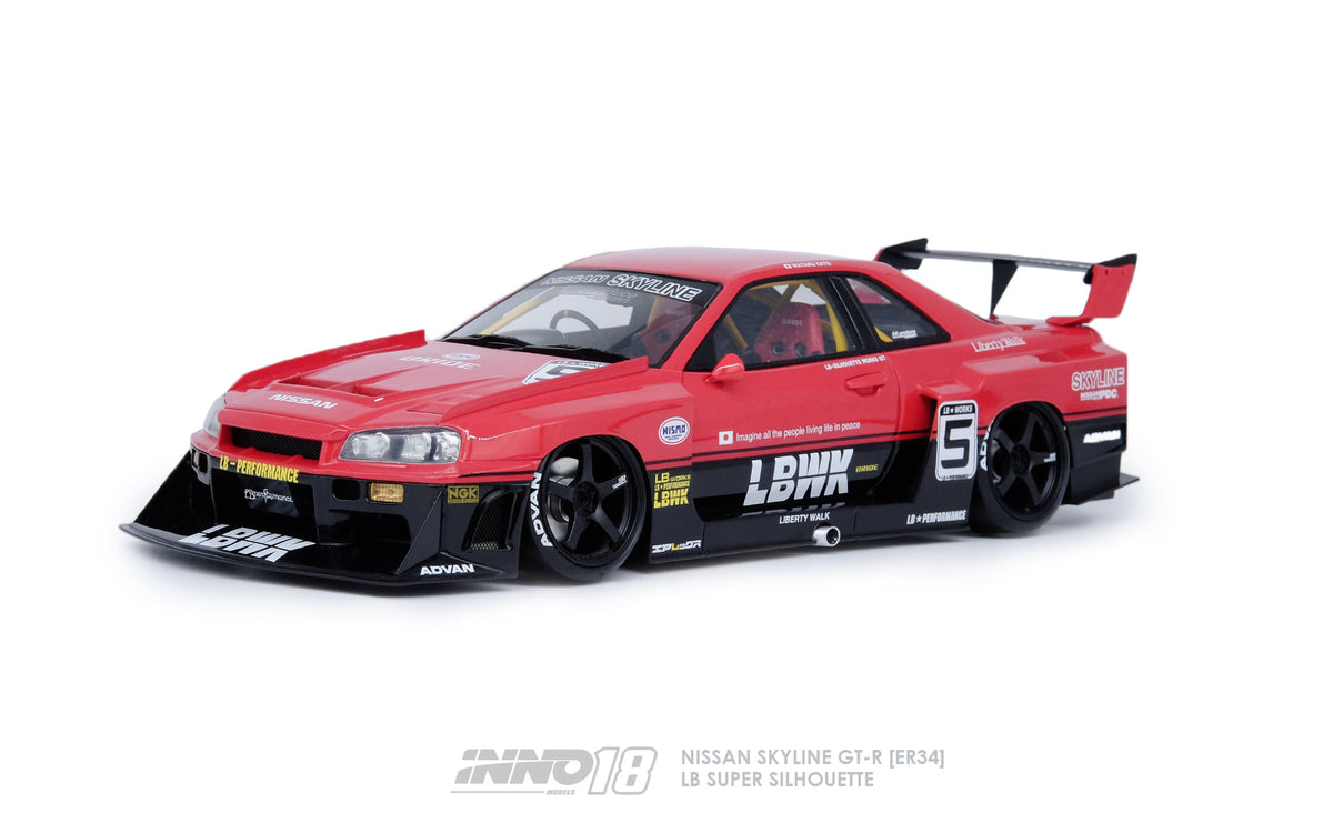 【限定70台】1/18 ER34 SuperSilhouette SKYLINE 限定70台】1/18 ER34 SuperSilhouette SKYLINE