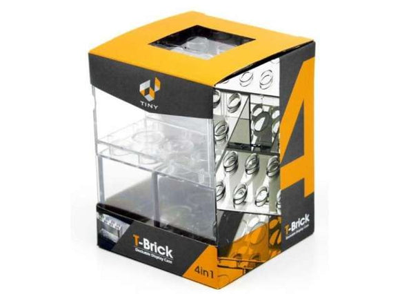 T-Brick Stackable Display Case set of 4 - TINY - 1:64