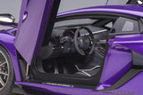 Lamborghini Aventador SVJ (Viola Pasifae) - AutoArt - 1:18