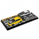 Initial D Set Vol. 12 4th Stage Tachi Tomoyuki Honda Civic EK9 & Takumi Fujiwara Toyota Sprinter Trueno AE86 - Modeler's - 1:64 Modellauto 1/64