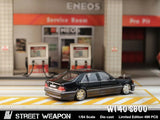 Mercedes-Benz W140 S600 (Schwarz/Grau) - Street Weapon - 1:64 Modellauto 1/64