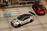 BMW M4 (G82) (Silver) - Street Weapon - 1:64 Modellauto 1/64