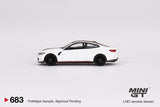 BMW M4 CSL (LHD) (Alpine White) - MINI GT - 1:64