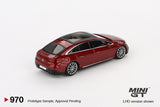 Mercedes-Benz EQS 580 4MATIC (LHD) (Red Metallic) - MINI GT - 1:64