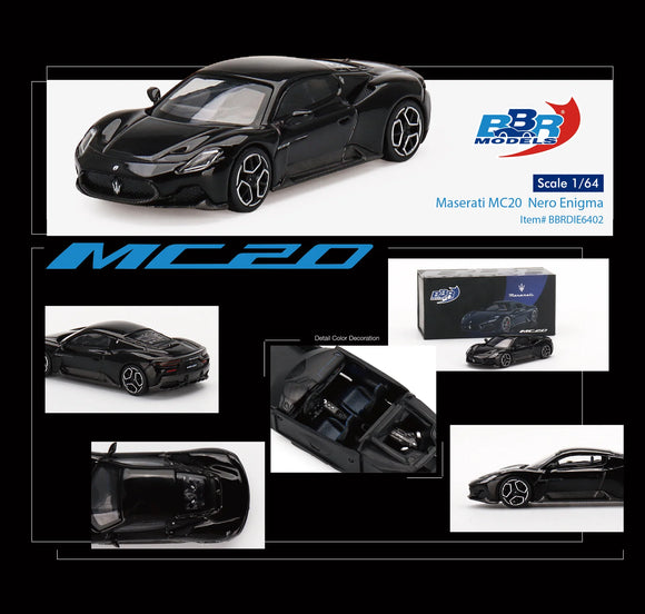 Maserati MC20 (Nero Enigma) - BBR - 1:64