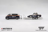 Porsche 911 Dakar #718 / Volkswagen ID. Buzz Porsche Centrum Gelderland Roughroads Set - MINI GT - 1:64 Modellauto 1/64