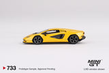 Lamborghini Countach LPI 800-4 (LHD) (New Giallo Orion) - MINI GT - 1:64