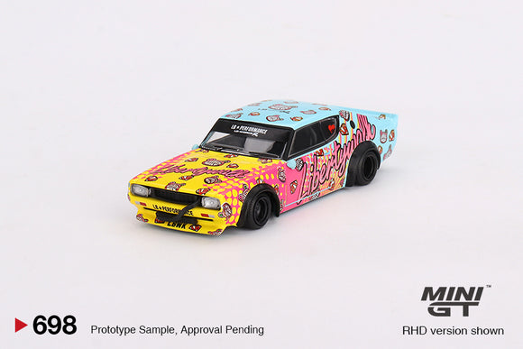 Nissan Skyline Kenmeri Liberty Walk LBWK KUMA (RHD) - MINI GT - 1:64