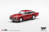 Aston Martin DB5 1965 (LHD) (Fiesta Red) - MINI GT - 1:64 Modellauto 1/64