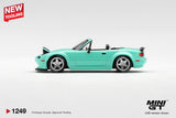 Mazda MX-5 (NA) Pandem (Mint Green) - MINI GT - 1:64 Modellauto 1/64
