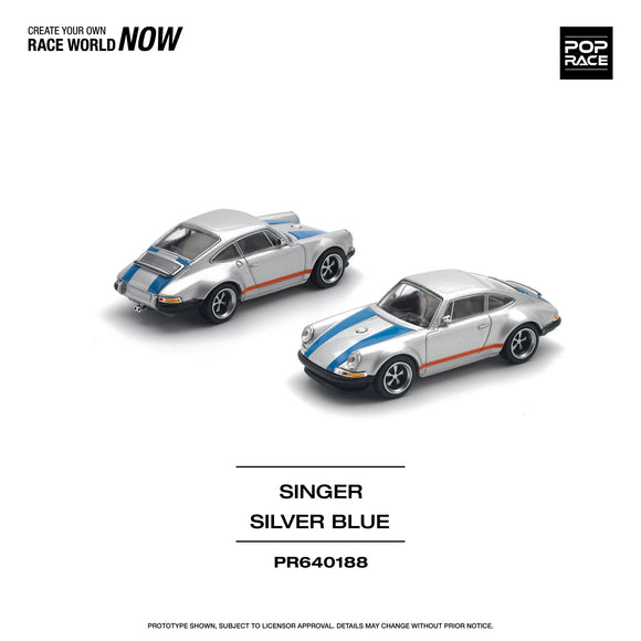 Singer 964 (Silver Blue) - Pop Race - 1:64