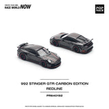 Porsche 911 (992) Stinger GTR Carbon Edition/Red line - Pop Race - 1:64 - Modelcars Passion