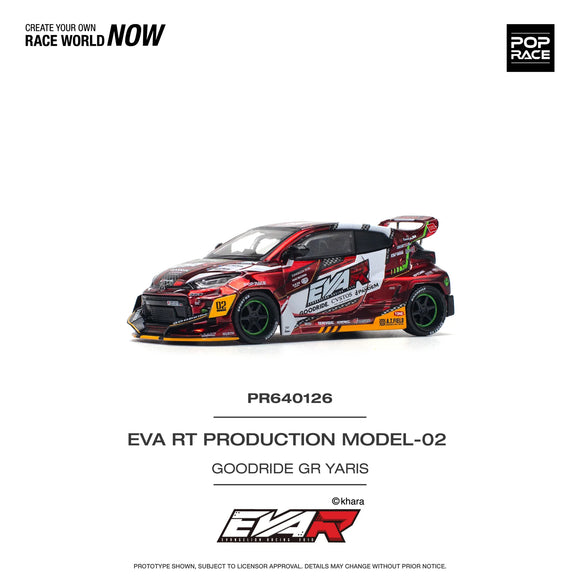 Toyota GR Yaris Eva RT Production Model-02 Goodride - Pop Race - 1:64