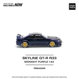Nissan Skyline GT-R (R33) (Midnight Purple) - Pop Race - 1:64 Modellauto 1/64