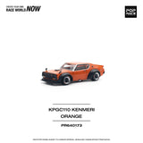 Nissan Skyline GT-R V8 Drift (Kenmeri) (Orange) - Pop Race - 1:64