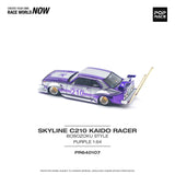 Nissan Skyline C210 Kaido Racer Bosozoku Style (Purple) - Pop Race - 1:64