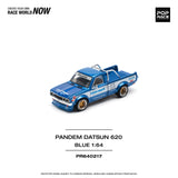 Datsun 620 Pandem (Blue) - Pop Race - 1:64 Modellauto 1/64