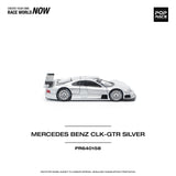 Mercedes CLK-GTR (Silver) - Pop Race - 1:64