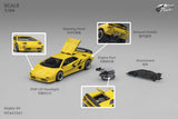 Lamborghini Diablo SV (Metallic Yellow) - Micro Turbo - 1:64 Modellauto 1/64