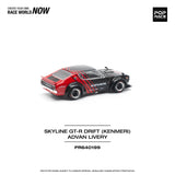 Nissan Skyline GT-R KPGC110 (Kenmeri) Advan Livery - Pop Race - 1:64