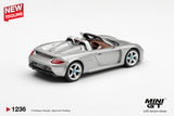 Porsche Carrera GT (LHD) (GT Silver Metallic) - MINI GT - 1:64 Modellauto 1/64