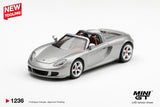Porsche Carrera GT (LHD) (GT Silver Metallic) - MINI GT - 1:64 Modellauto 1/64