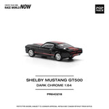 Ford Mustang Shelby GT500 (Dark Chrome) - Pop Race - 1:64 Modellauto 1/64
