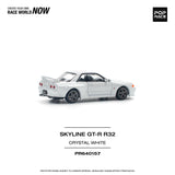 Nissan Skyline GT-R R32 (Crystal White) - Pop Race - 1:64