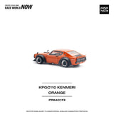Nissan Skyline GT-R V8 Drift (Kenmeri) (Orange) - Pop Race - 1:64