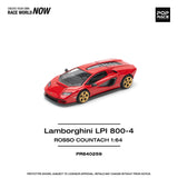 Lamborghini Countach LPI 800-4 (Red) - Pop Race - 1:64 - Modelcars Passion