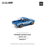 Datsun 620 Pandem (Blue) - Pop Race - 1:64 Modellauto 1/64