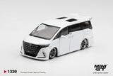 Toyota Alphard 40 KUHL (RHD) (White) - MINI GT - 1:64 Modellauto 1/64