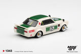 Nissan Skyline LB-WORKS "Hakosuka" (White/Green) - MINI GT - 1:64 Modellauto 1/64