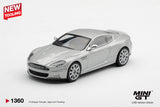 Aston Martin DBS 2008 (LHD) (Lightning Silver) - MINI GT - 1:64 Modellauto 1/64
