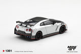 Nissan GT-R Nismo (R35) 2024 (LHD) (Silver) - MINI GT - 1:64 Modellauto 1/64