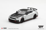 Nissan GT-R Nismo (R35) 2024 (LHD) (Silver) - MINI GT - 1:64 Modellauto 1/64