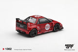 Mazda AZ-1 Liberty Walk LB40 (LB-Hinomaru Red) - MINI GT - 1:64 Modellauto 1/64