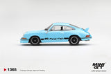Porsche 911 Carrera RS 2.7 (LHD) (Gulf Blue with Black Livery) - MINI GT - 1:64 Modellauto 1/64
