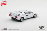 Lamborghini Countach LP500 S 1982 (LHD) (Bianco) - MINI GT - 1:64 Modellauto 1/64