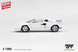 Lamborghini Countach LP500 S 1982 (LHD) (Bianco) - MINI GT - 1:64 Modellauto 1/64