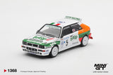 Lancia Delta HF Integrale Evoluzione #5 1993 Rally Monte-Carlo - MINI GT - 1:64 Modellauto 1/64