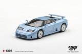 Bugatti EB110 GT Mondial de l'Automobile (LHD) (Azzurro Metallizzato) - MINI GT - 1:64 Modellauto 1/64
